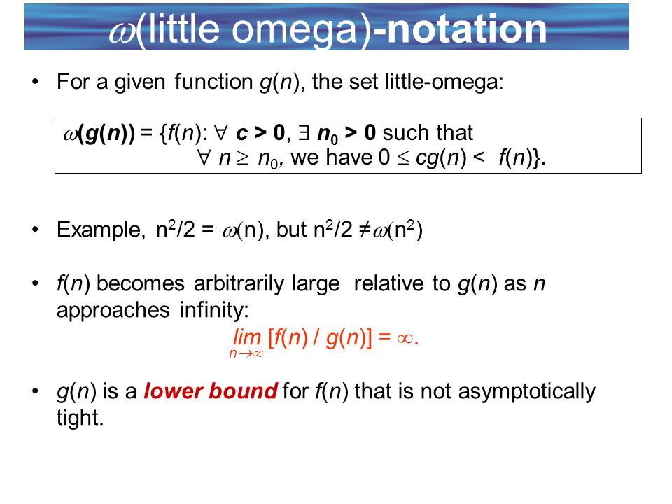 Asymptotic Notation Faculty Name Ruhi Fatima ppt video online